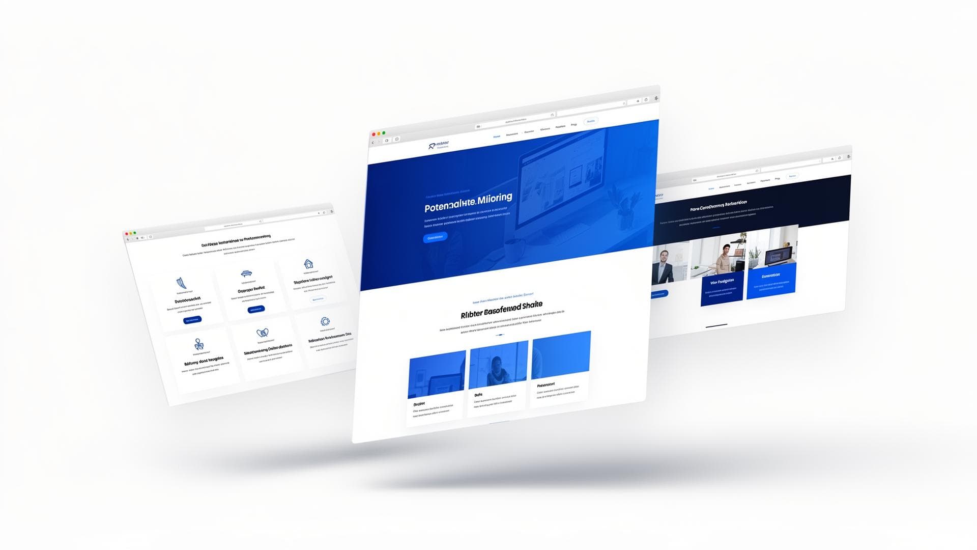 Website mockups