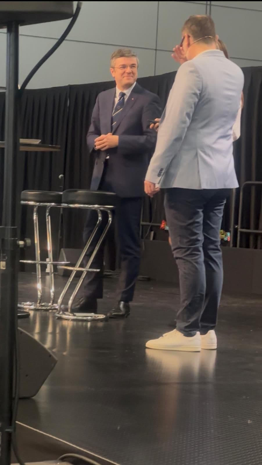 Rencontre avec Irineu Darău, ministre roumain de l'Économie, de la Numérisation, de l'Entrepreneuriat et du Tourisme, au Salon Mondial du Tourisme de Paris 2026
